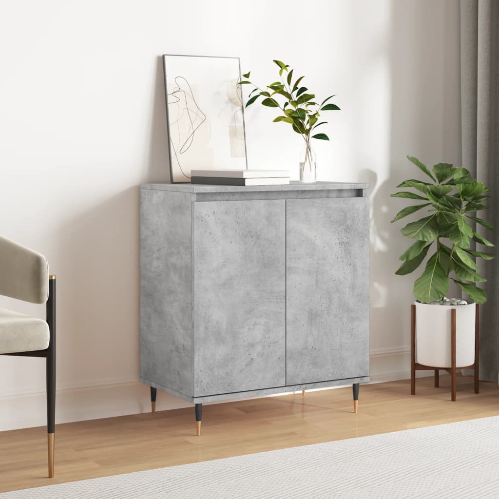 vidaXL Servantă, gri beton, 60x35x70 cm, lemn prelucrat vidaXL Servantă, gri beton, 60x35x70 cm, lemn prelucrat