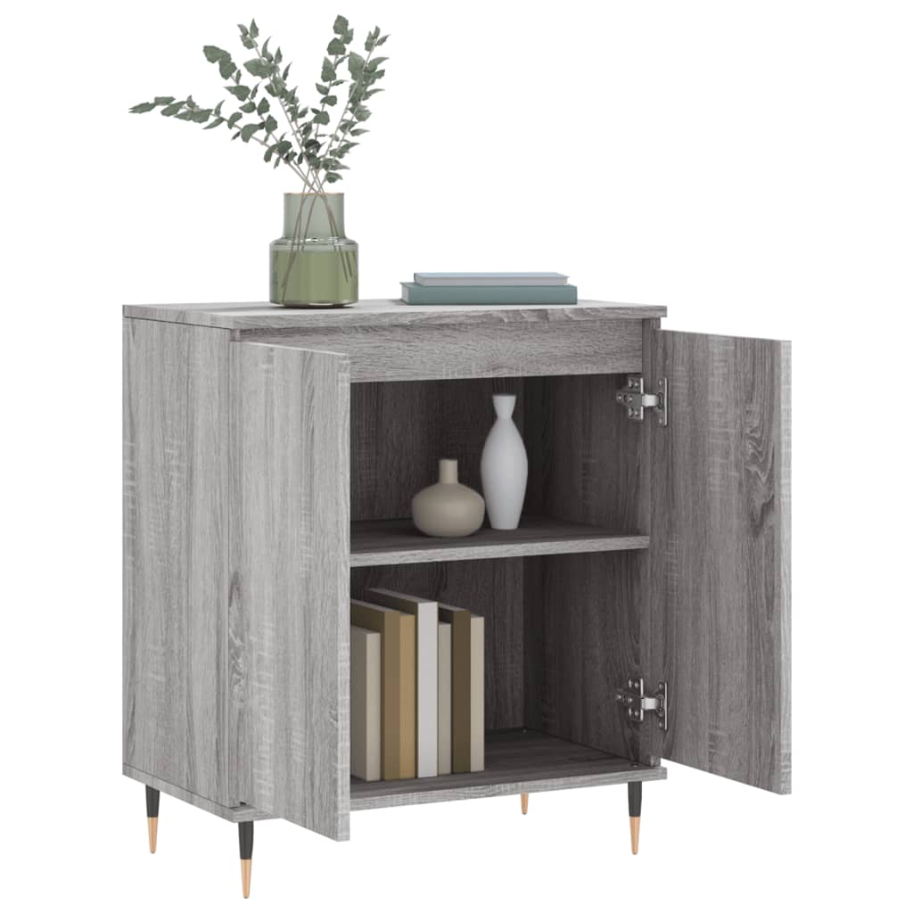vidaXL Servantă, sonoma gri, 60x35x70 cm, lemn prelucrat