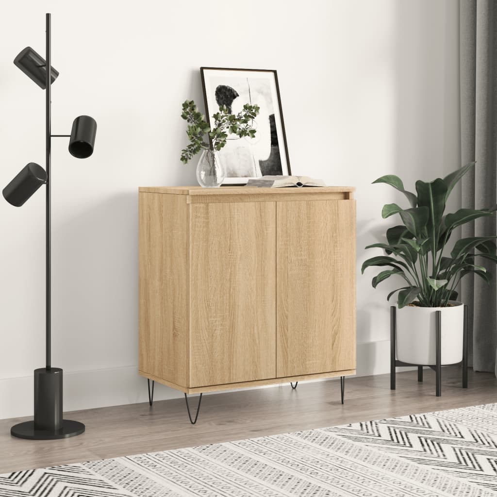 vidaXL Servantă, stejar sonoma, 60x35x70 cm, lemn prelucrat vidaXL Servantă, stejar sonoma, 60x35x70 cm, lemn prelucrat