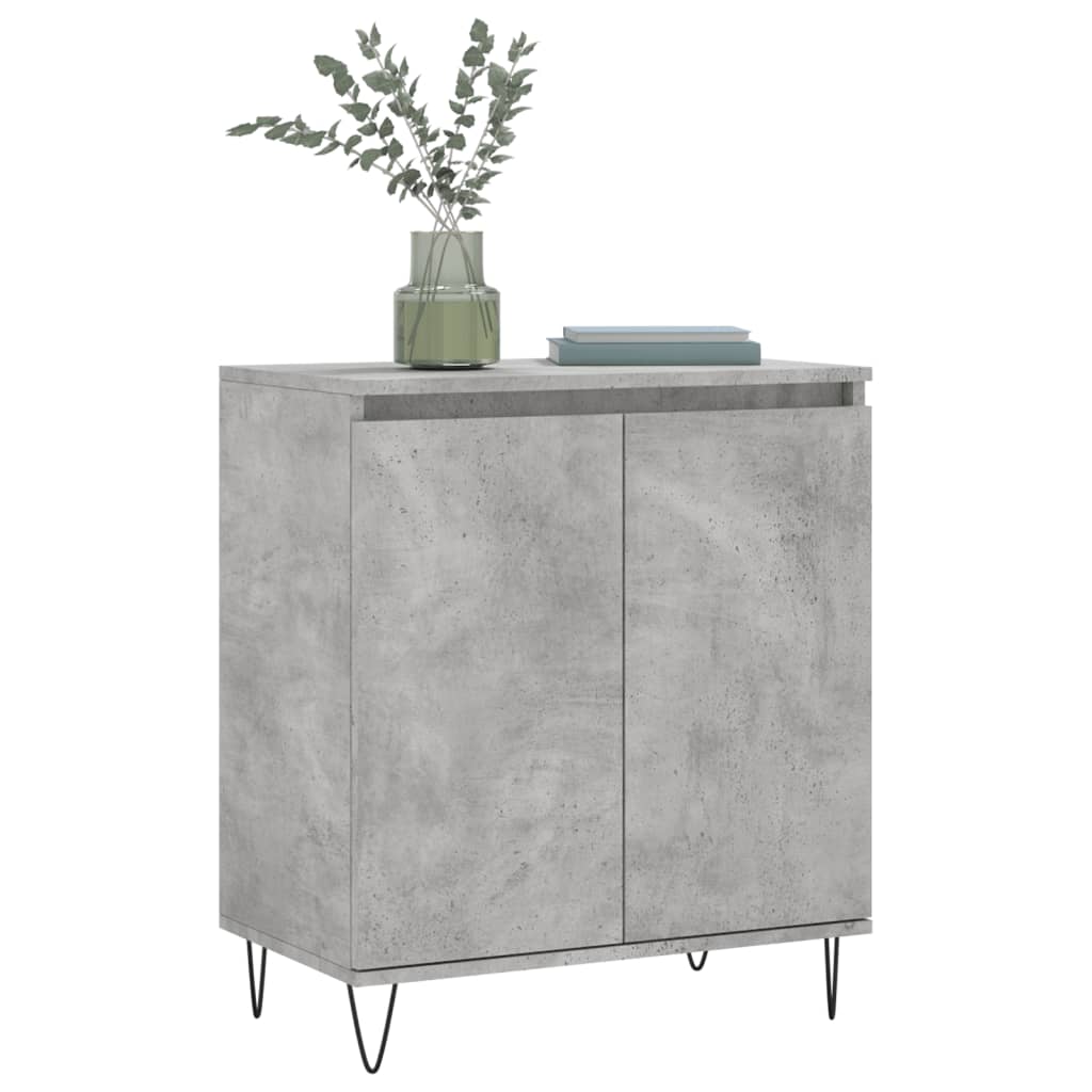 vidaXL Servantă, gri beton, 60x35x70 cm, lemn prelucrat vidaXL Servantă, gri beton, 60x35x70 cm, lemn prelucrat