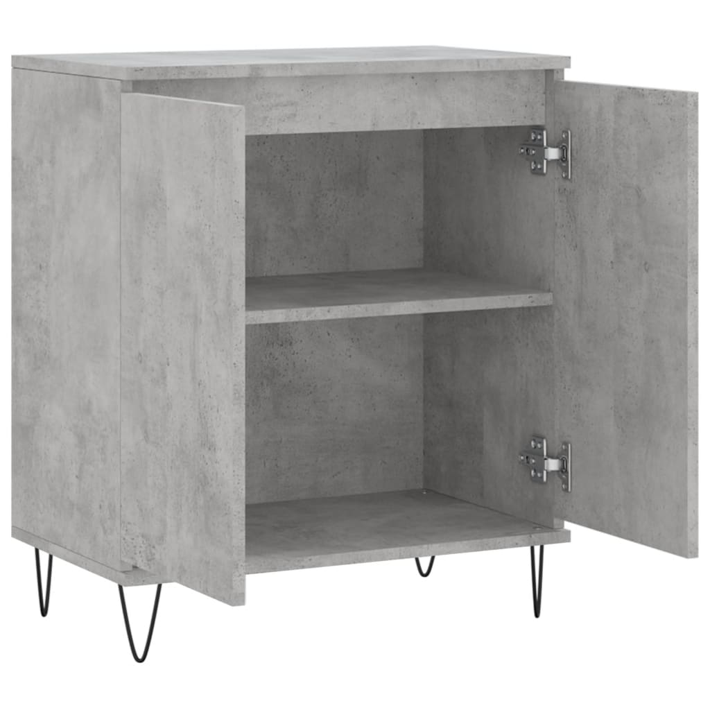 vidaXL Servantă, gri beton, 60x35x70 cm, lemn prelucrat vidaXL Servantă, gri beton, 60x35x70 cm, lemn prelucrat