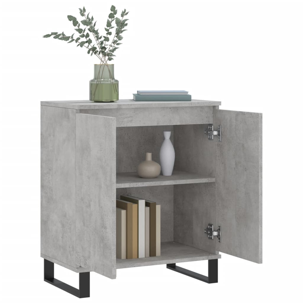 vidaXL Servantă, gri beton, 60x35x70 cm, lemn prelucrat vidaXL Servantă, gri beton, 60x35x70 cm, lemn prelucrat