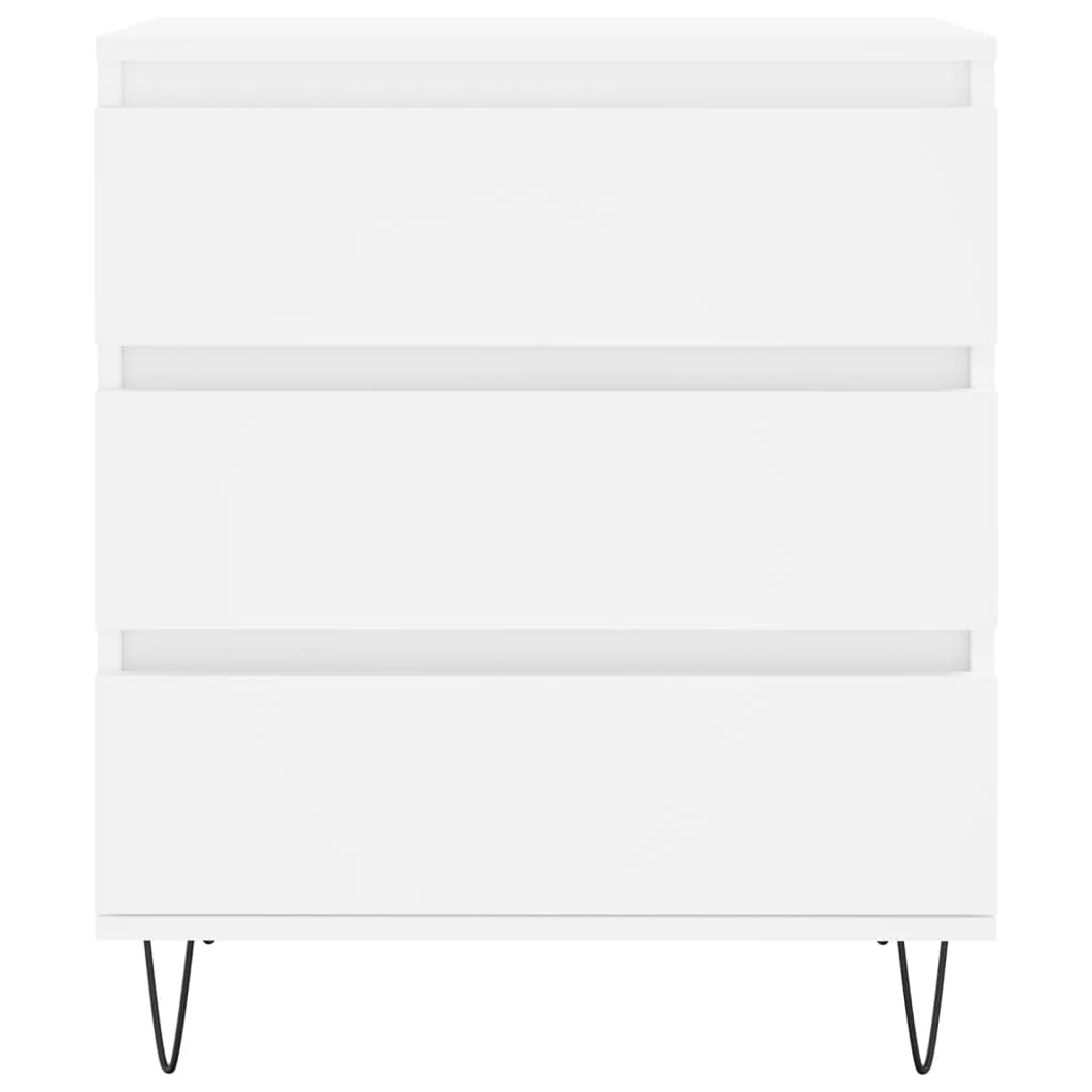 vidaXL Servantă, alb, 60x35x70 cm, lemn prelucrat