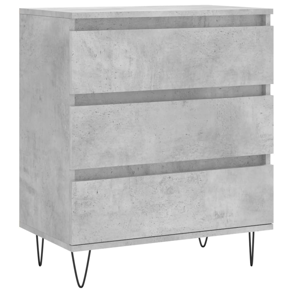 vidaXL Servantă, gri beton, 60x35x70 cm, lemn prelucrat vidaXL Servantă, gri beton, 60x35x70 cm, lemn prelucrat