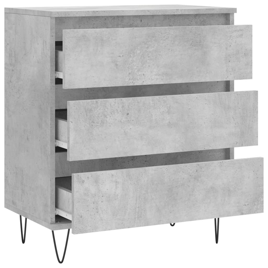 vidaXL Servantă, gri beton, 60x35x70 cm, lemn prelucrat vidaXL Servantă, gri beton, 60x35x70 cm, lemn prelucrat