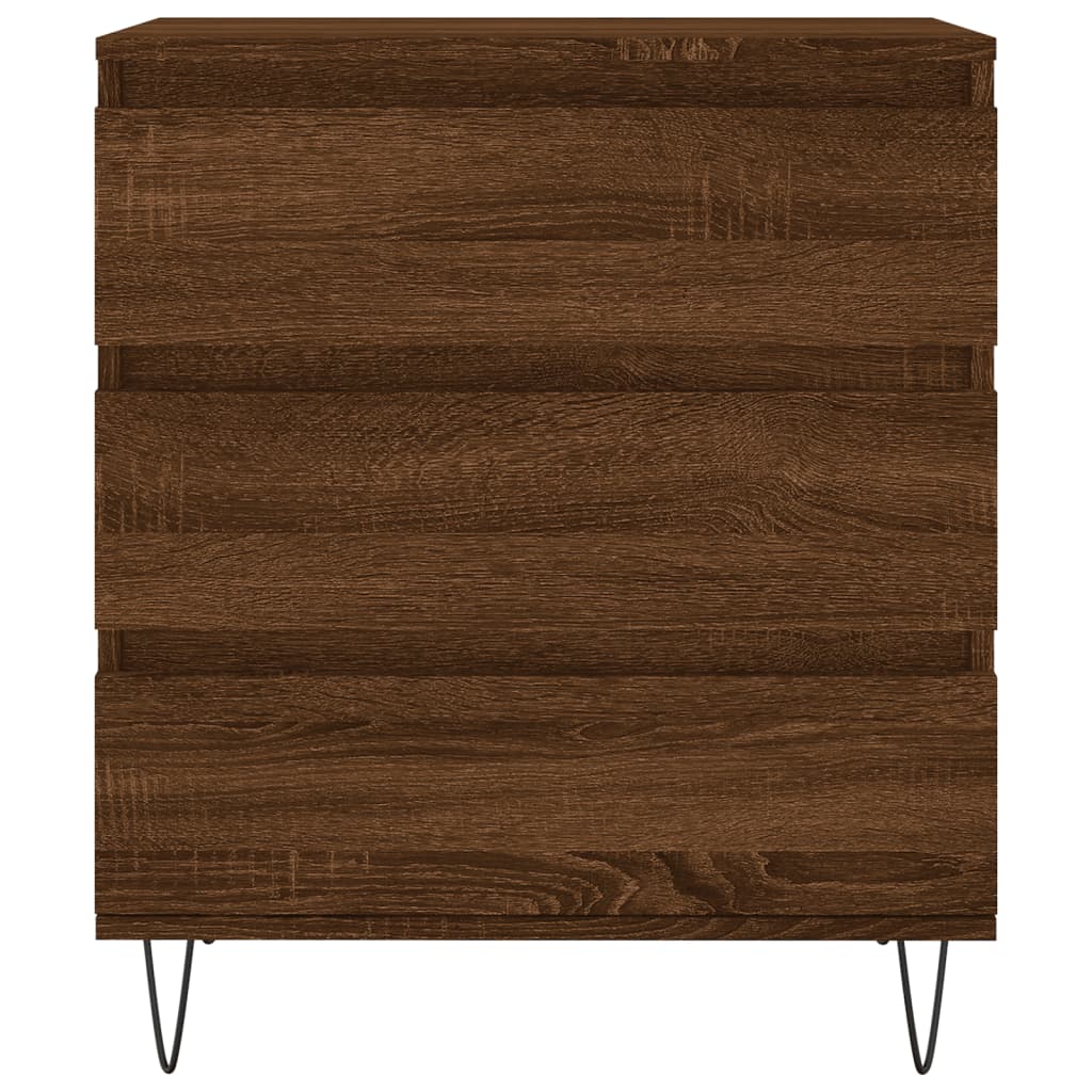 vidaXL Servantă, stejar maro, 60x35x70 cm, lemn compozit
