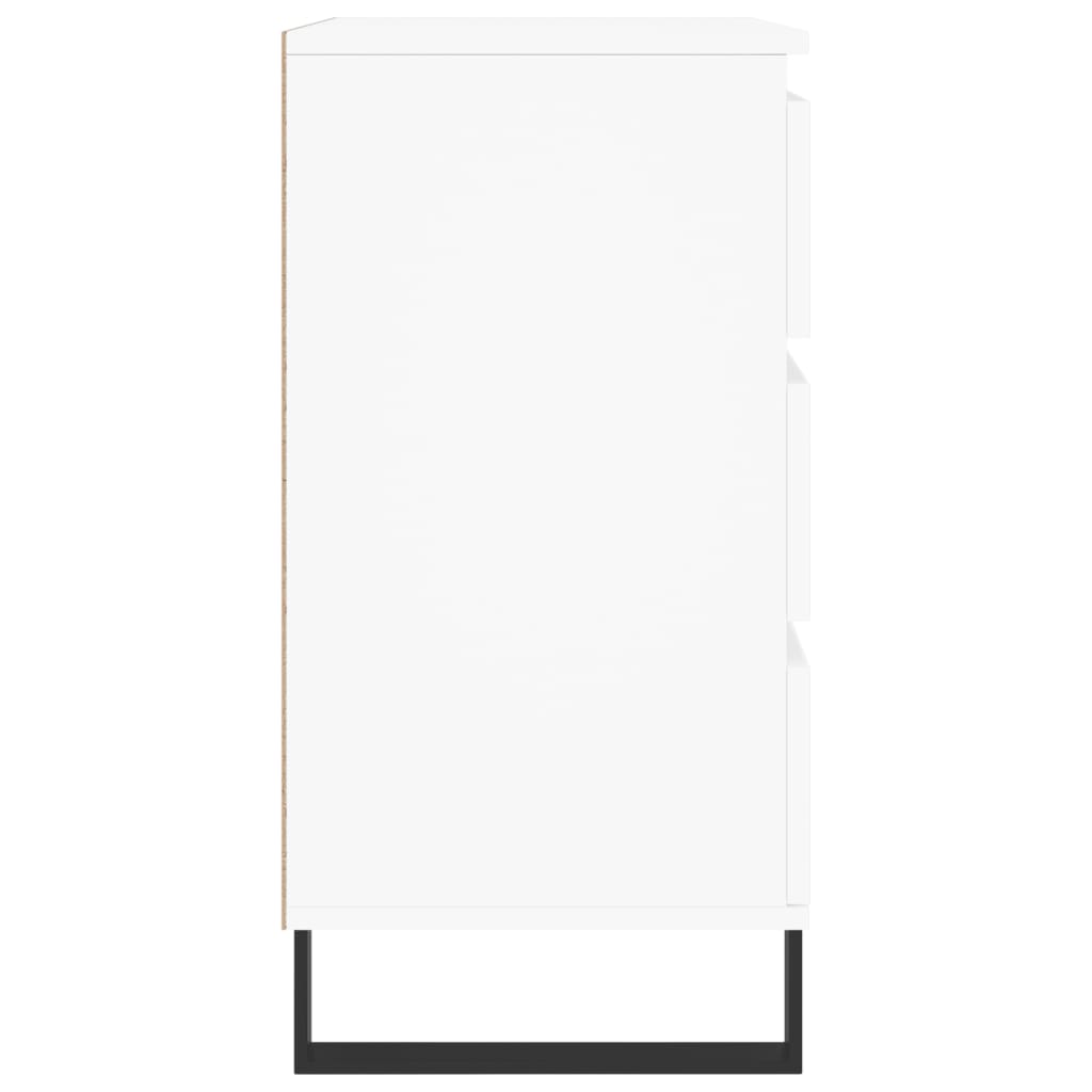 vidaXL Servantă, alb, 60x35x70 cm, lemn prelucrat