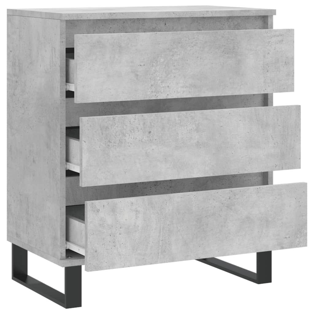 vidaXL Servantă, gri beton, 60x35x70 cm, lemn prelucrat vidaXL Servantă, gri beton, 60x35x70 cm, lemn prelucrat
