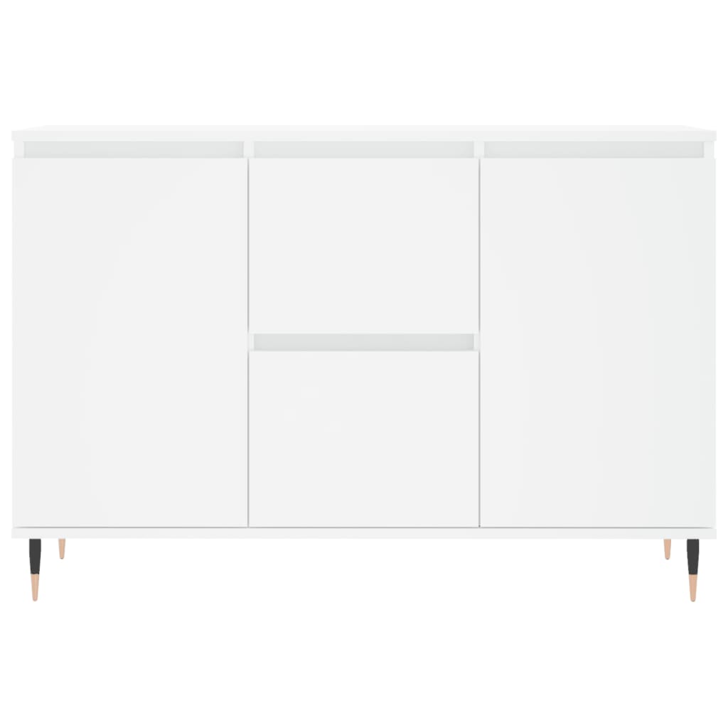 vidaXL Servantă, alb, 101,5x35x70 cm, lemn prelucrat
