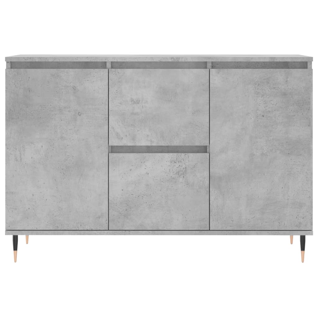 vidaXL Servantă, gri beton, 101,5x35x70 cm, lemn prelucrat vidaXL Servantă, gri beton, 101,5x35x70 cm, lemn prelucrat