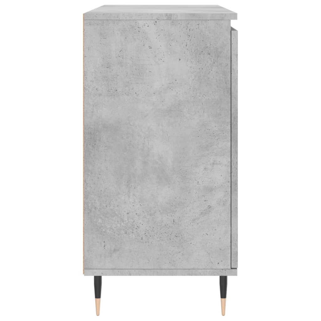 vidaXL Servantă, gri beton, 101,5x35x70 cm, lemn prelucrat vidaXL Servantă, gri beton, 101,5x35x70 cm, lemn prelucrat