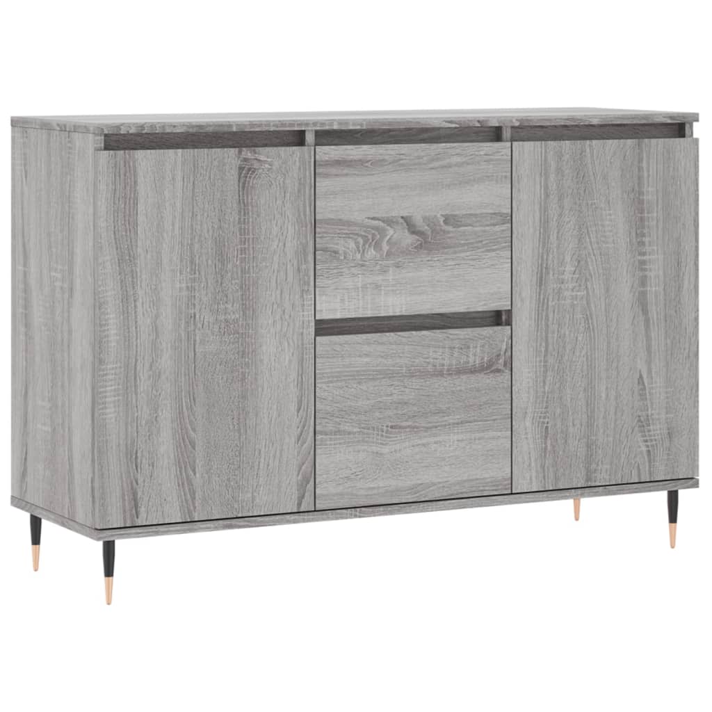 vidaXL Servantă, gri sonoma, 101,5x35x70 cm, lemn prelucrat vidaXL Servantă, gri sonoma, 101,5x35x70 cm, lemn prelucrat