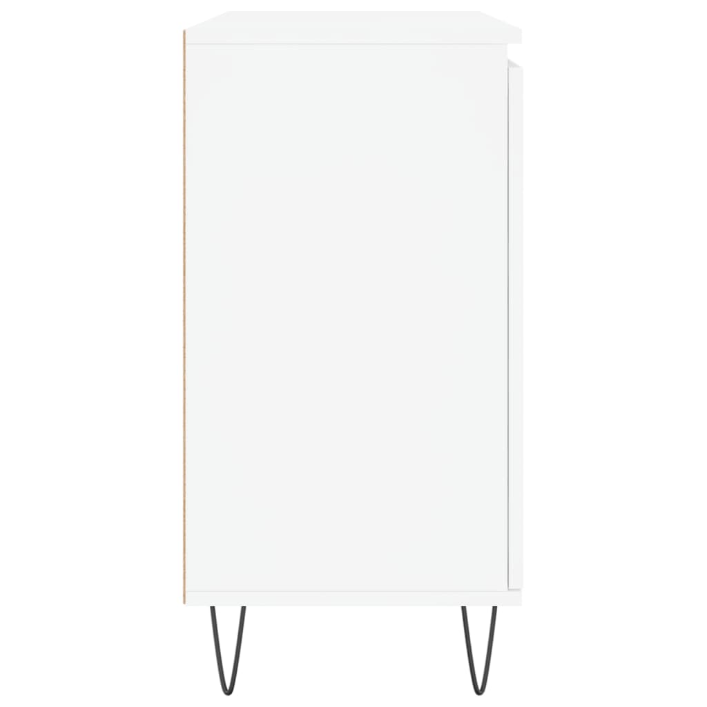 vidaXL Servantă, alb, 101,5x35x70 cm, lemn prelucrat