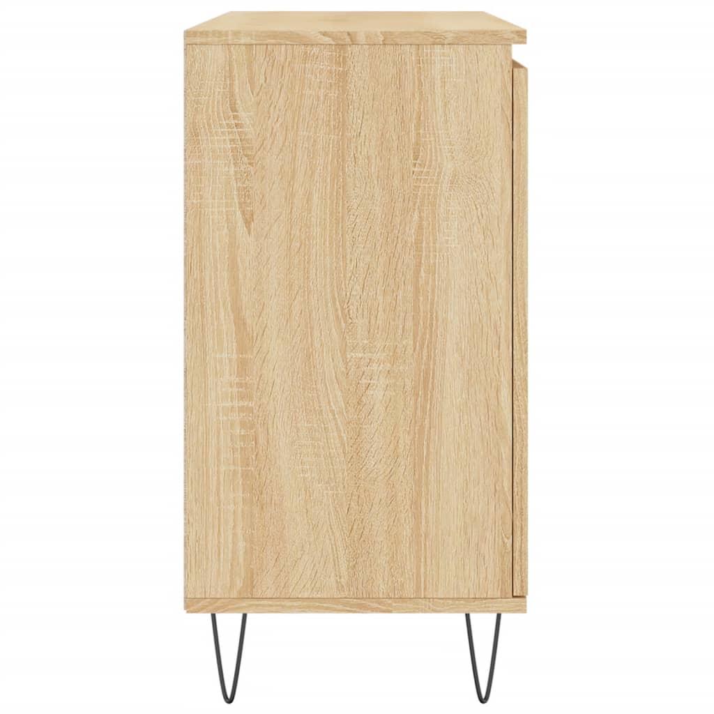 vidaXL Servantă, stejar sonoma, 101,5x35x70 cm, lemn prelucrat