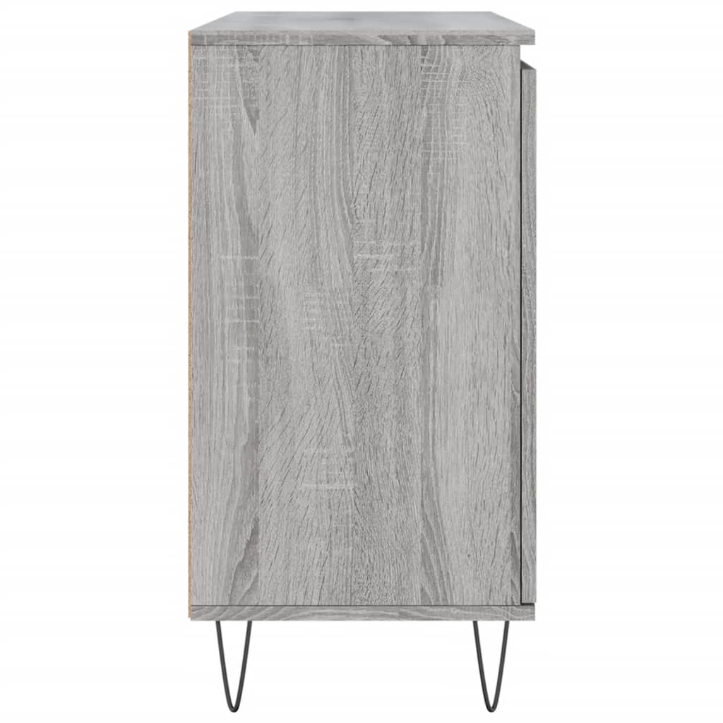 vidaXL Servantă, gri sonoma, 101,5x35x70 cm, lemn prelucrat vidaXL Servantă, gri sonoma, 101,5x35x70 cm, lemn prelucrat