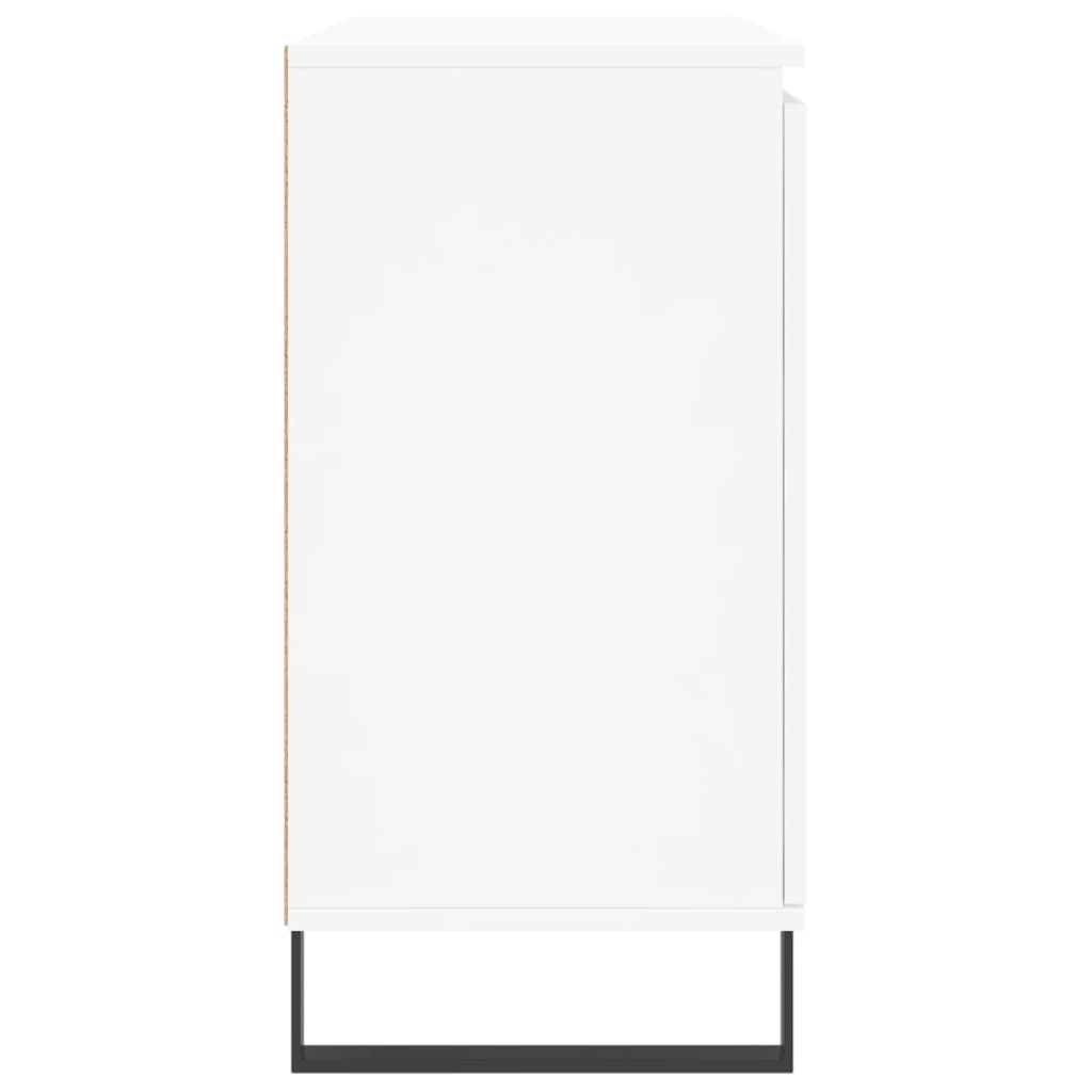 vidaXL Servantă, alb, 101,5x35x70 cm, lemn prelucrat