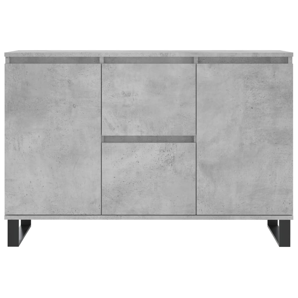 vidaXL Servantă, gri beton, 101,5x35x70 cm, lemn prelucrat vidaXL Servantă, gri beton, 101,5x35x70 cm, lemn prelucrat