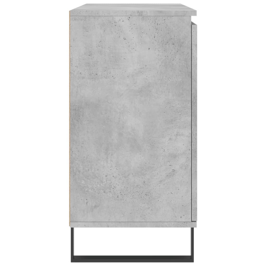 vidaXL Servantă, gri beton, 101,5x35x70 cm, lemn prelucrat vidaXL Servantă, gri beton, 101,5x35x70 cm, lemn prelucrat