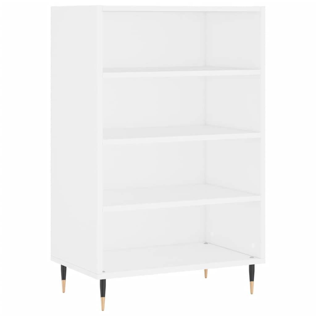 vidaXL Dulap înalt, alb, 57x35x90 cm, lemn compozit