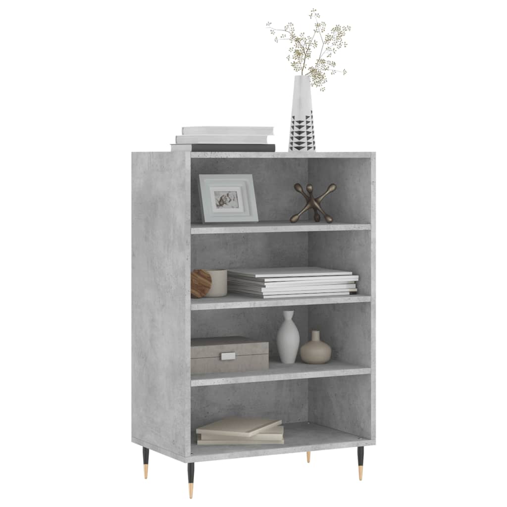 vidaXL Dulap înalt, gri beton, 57x35x90 cm, lemn compozit