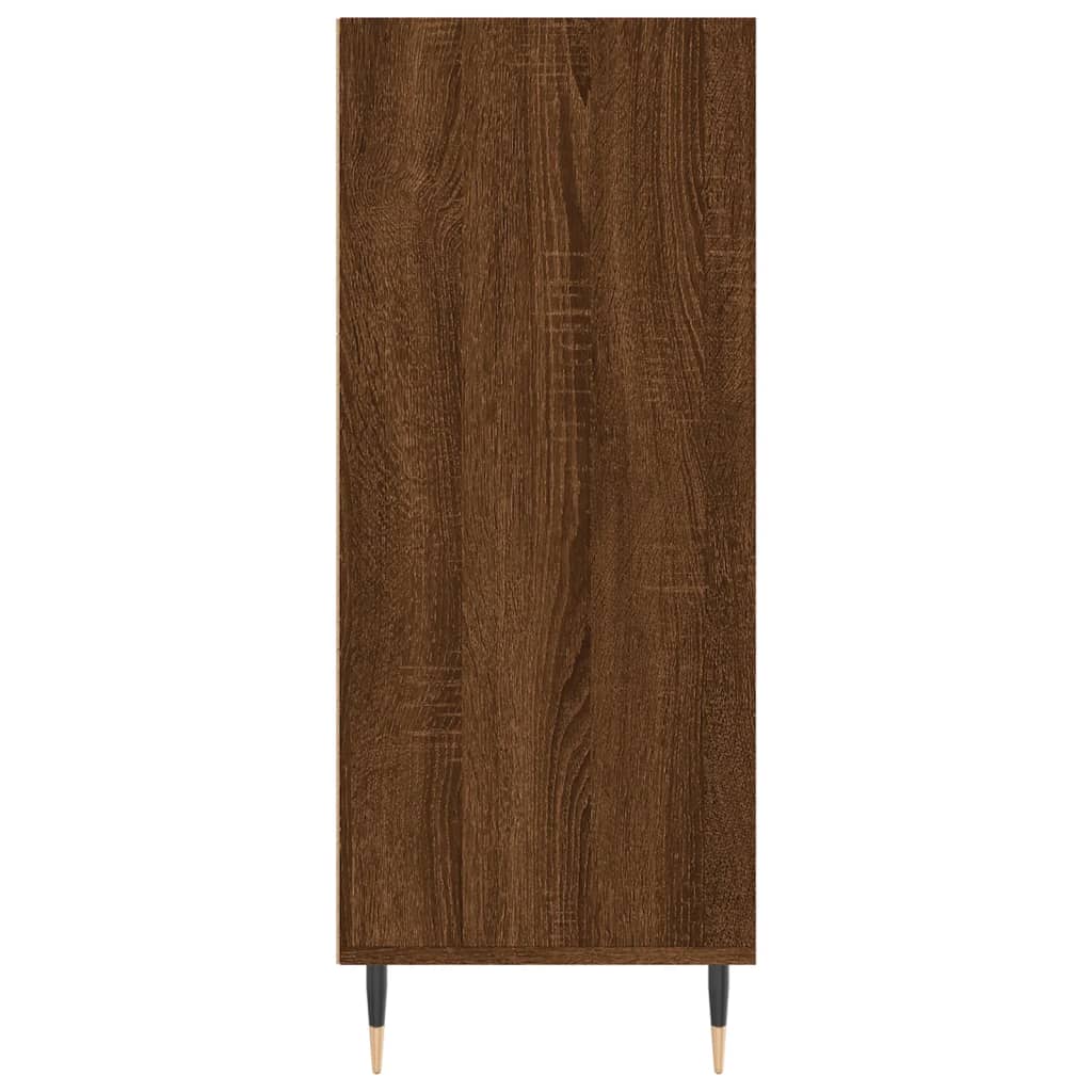 vidaXL Dulap înalt, stejar maro, 57x35x90 cm, lemn compozit vidaXL Dulap înalt, stejar maro, 57x35x90 cm, lemn compozit