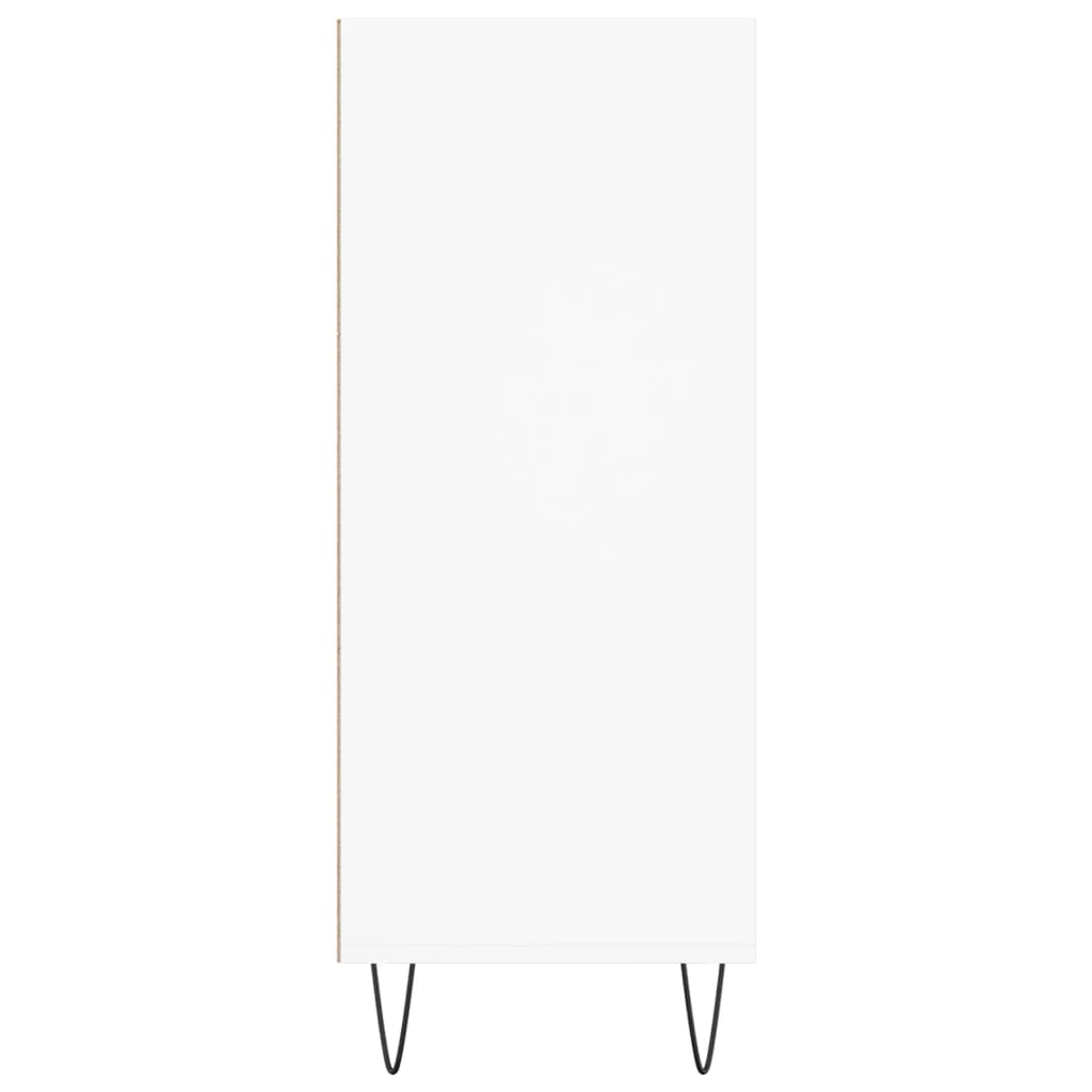 vidaXL Dulap înalt, alb, 57x35x90 cm, lemn compozit