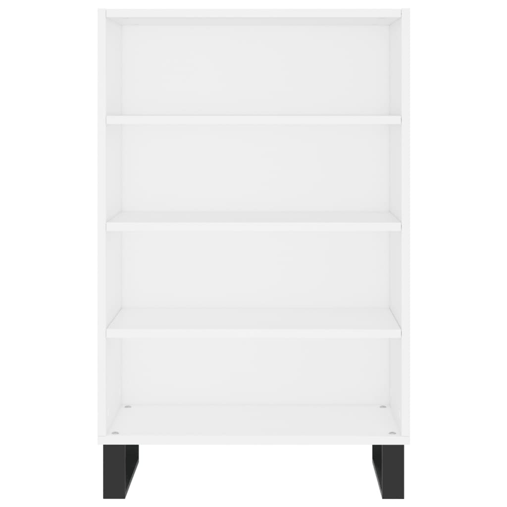vidaXL Dulap înalt, alb, 57x35x90 cm, lemn compozit