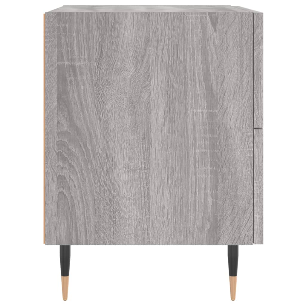vidaXL Noptiere, 2 buc., gri sonoma, 40x35x47,5 cm, lemn compozit vidaXL Noptiere, 2 buc., gri sonoma, 40x35x47,5 cm, lemn compozit