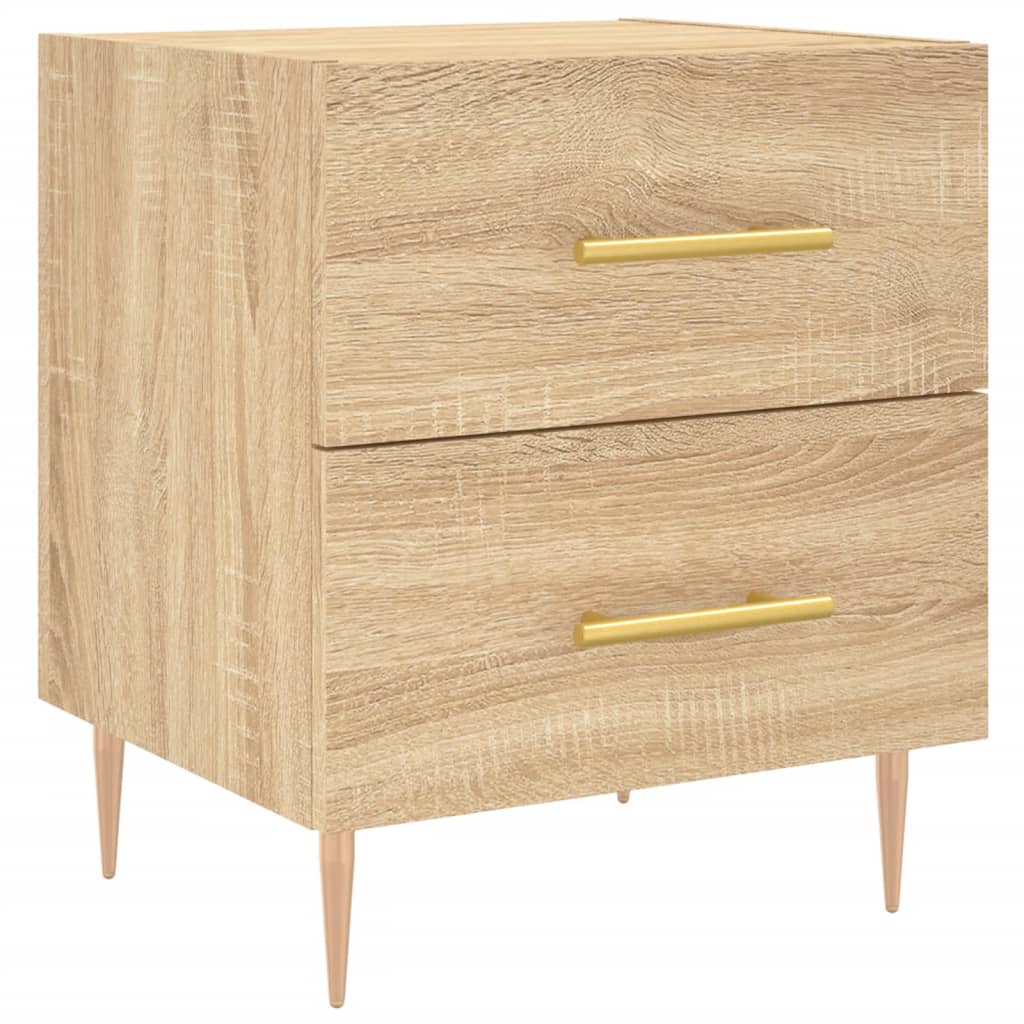 vidaXL Noptiere, 2 buc., stejar sonoma, 40x35x47,5 cm, lemn compozit vidaXL Noptiere, 2 buc., stejar sonoma, 40x35x47,5 cm, lemn compozit