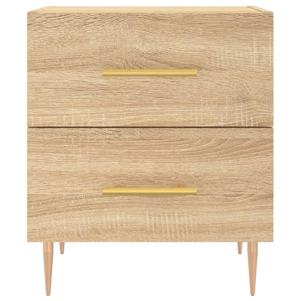 vidaXL Noptiere, 2 buc., stejar sonoma, 40x35x47,5 cm, lemn compozit vidaXL Noptiere, 2 buc., stejar sonoma, 40x35x47,5 cm, lemn compozit