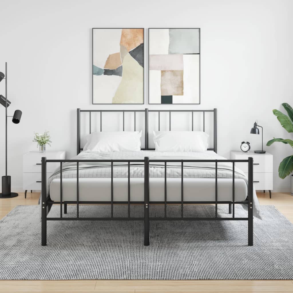 vidaXL Noptiere, 2 buc., alb extralucios, 40x35x47,5 cm, lemn compozit vidaXL Noptiere, 2 buc., alb extralucios, 40x35x47,5 cm, lemn compozit