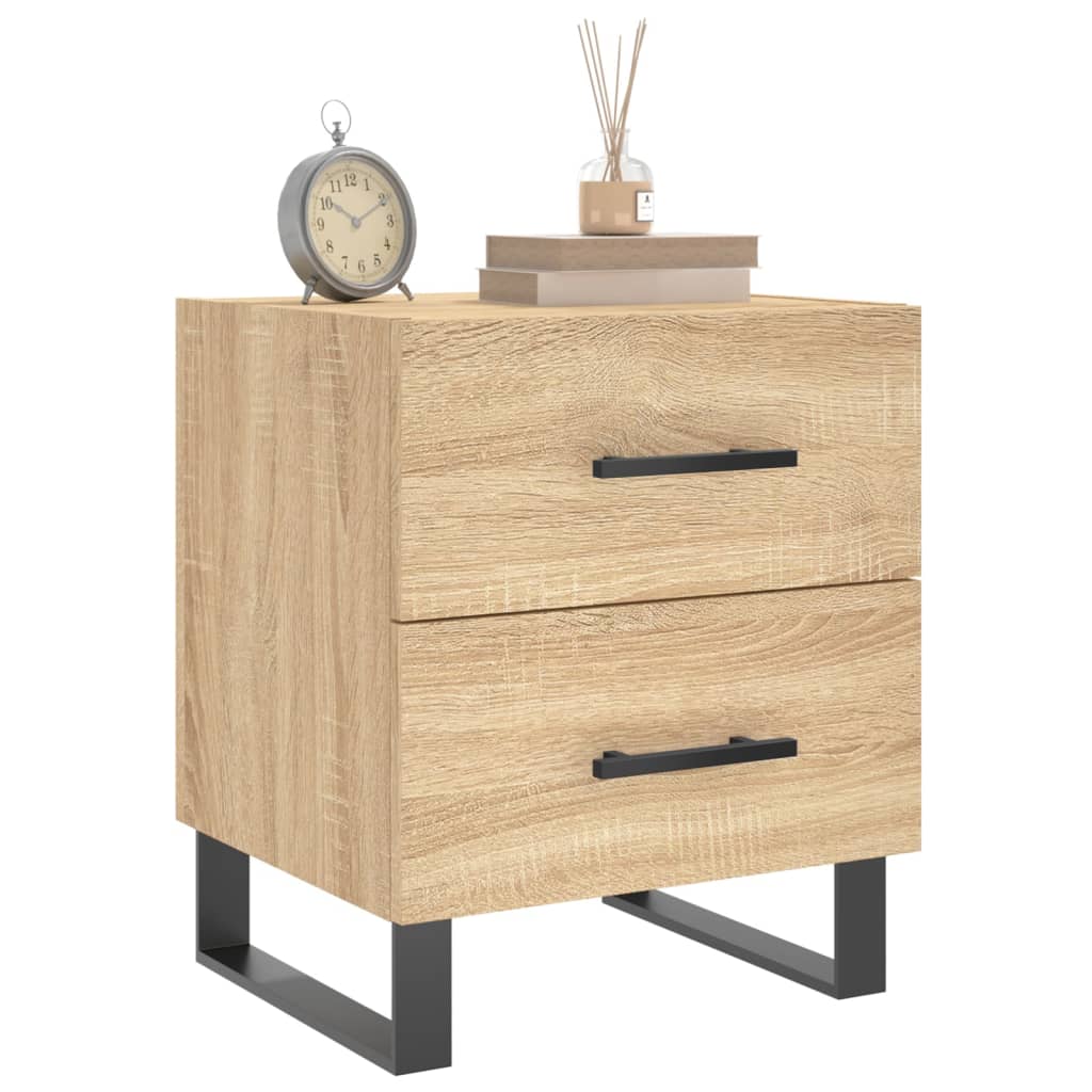 vidaXL Noptiere, 2 buc., stejar sonoma, 40x35x47,5 cm, lemn compozit vidaXL Noptiere, 2 buc., stejar sonoma, 40x35x47,5 cm, lemn compozit