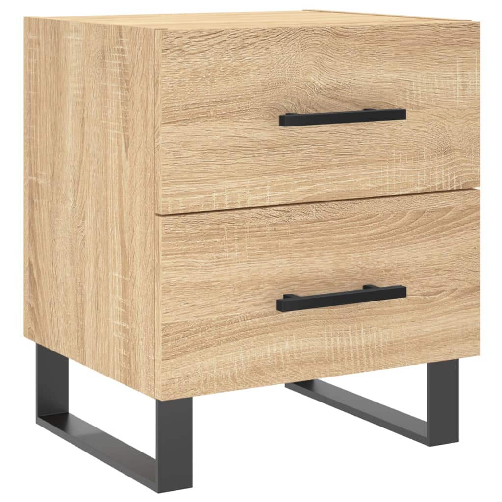 vidaXL Noptiere, 2 buc., stejar sonoma, 40x35x47,5 cm, lemn compozit vidaXL Noptiere, 2 buc., stejar sonoma, 40x35x47,5 cm, lemn compozit