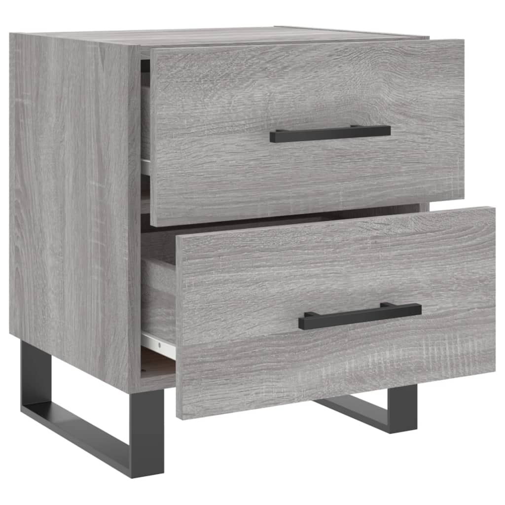 vidaXL Noptieră, gri sonoma, 40x35x47,5 cm, lemn compozit