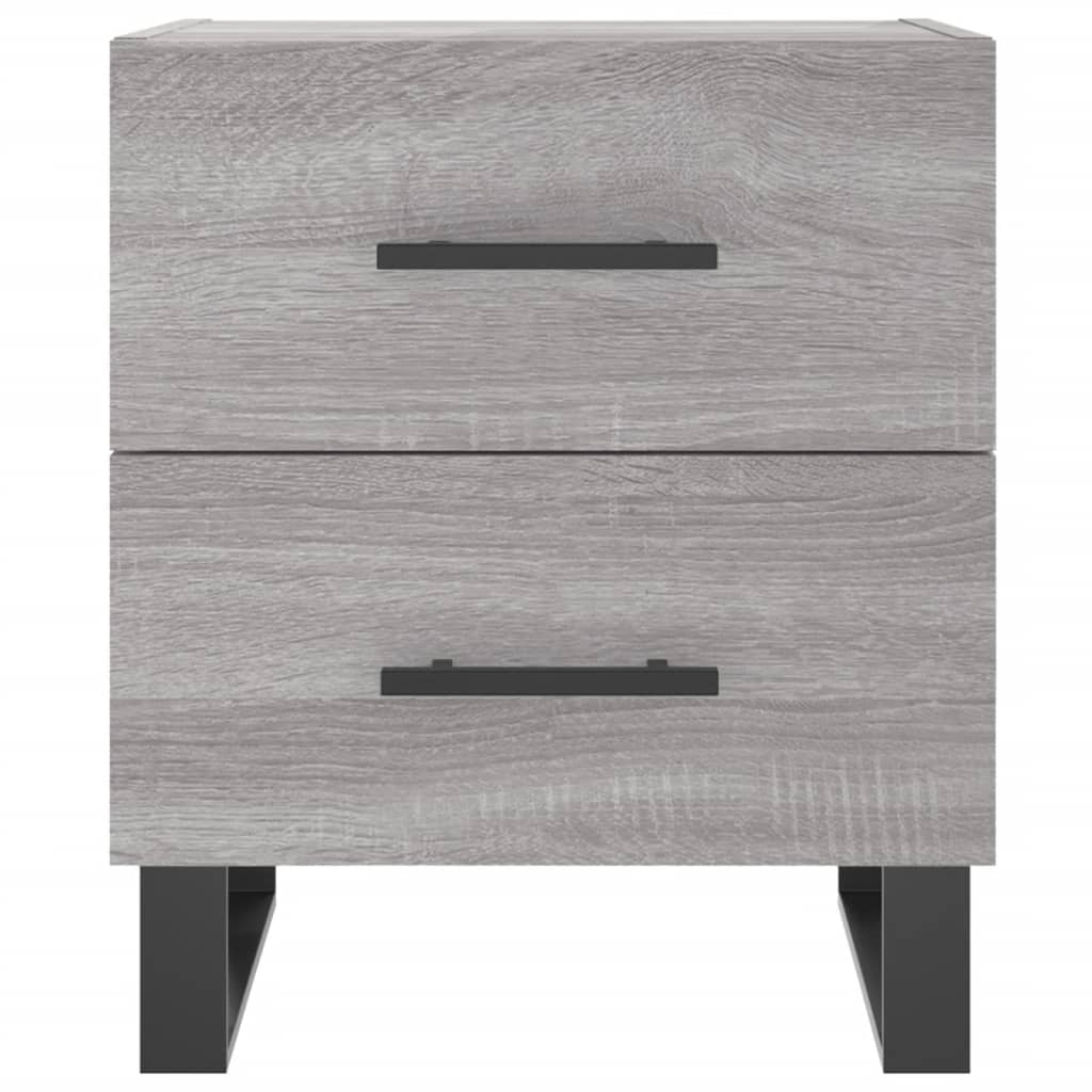 vidaXL Noptieră, gri sonoma, 40x35x47,5 cm, lemn compozit
