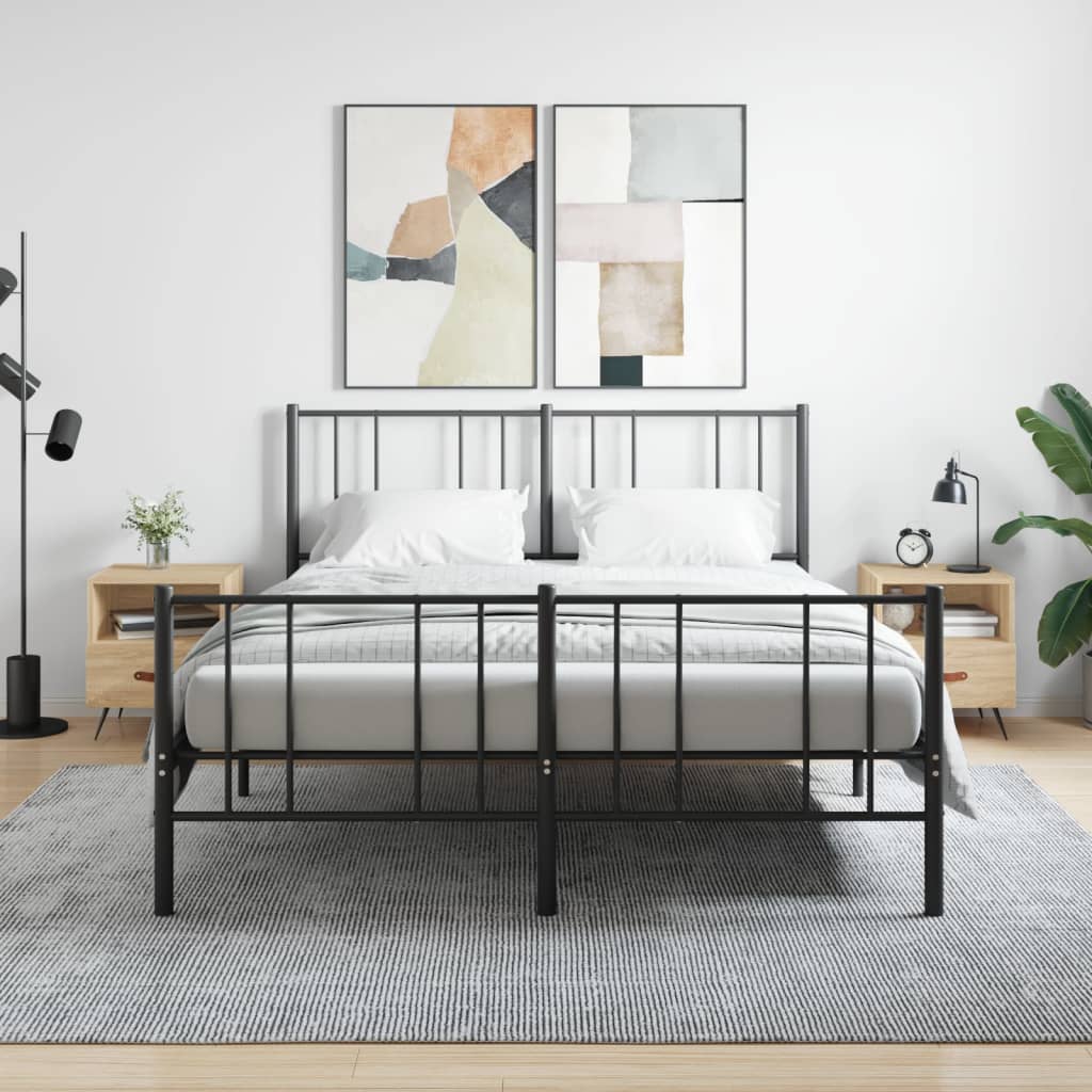 vidaXL Noptiere, 2 buc., stejar sonoma, 40x35x47,5 cm, lemn compozit vidaXL Noptiere, 2 buc., stejar sonoma, 40x35x47,5 cm, lemn compozit