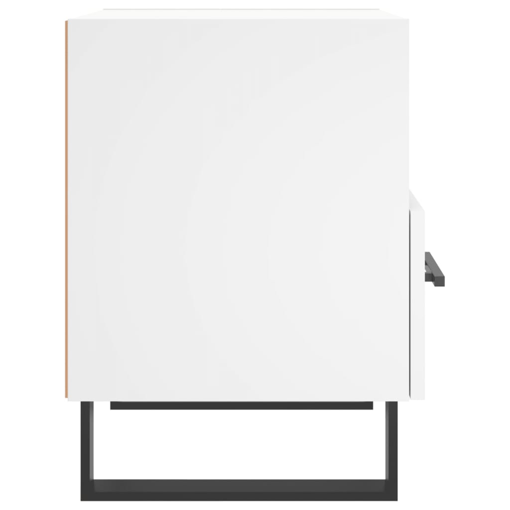 vidaXL Noptieră, alb, 40x35x47,5 cm, lemn compozit