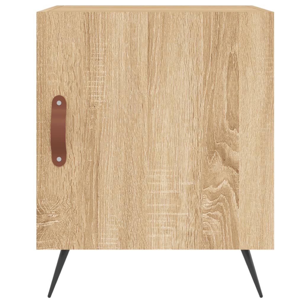 vidaXL Noptiere, 2 buc., stejar sonoma, 40x40x50 cm, lemn compozit vidaXL Noptiere, 2 buc., stejar sonoma, 40x40x50 cm, lemn compozit