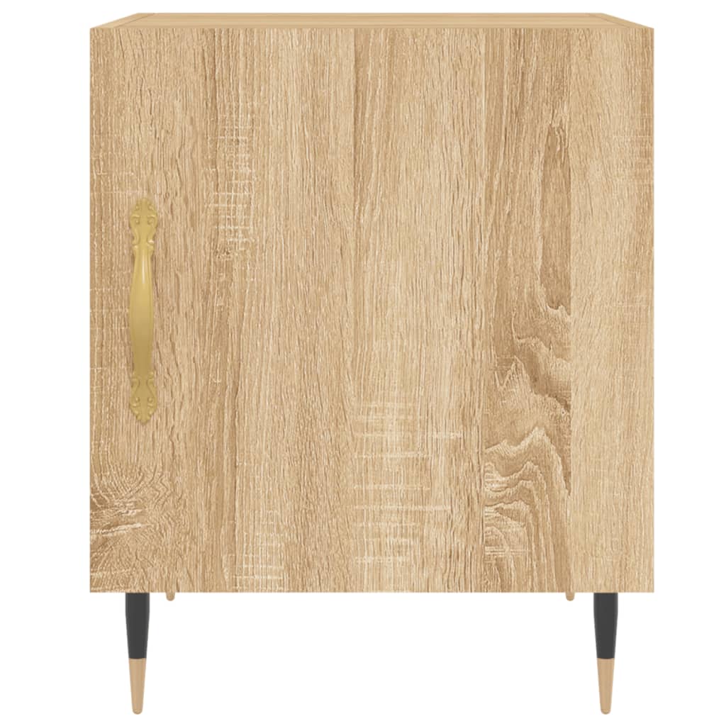 vidaXL Noptiere, 2 buc., stejar sonoma, 40x40x50 cm, lemn compozit vidaXL Noptiere, 2 buc., stejar sonoma, 40x40x50 cm, lemn compozit
