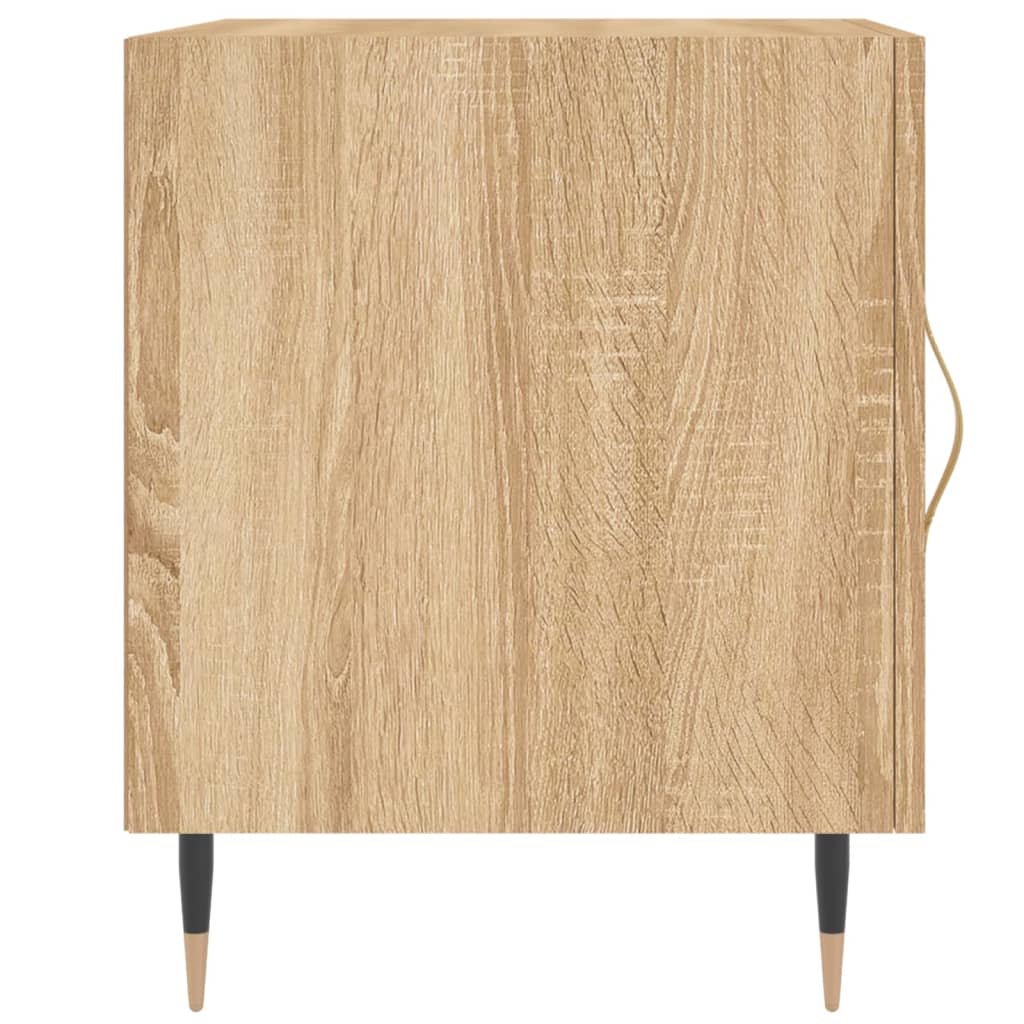 vidaXL Noptiere, 2 buc., stejar sonoma, 40x40x50 cm, lemn compozit vidaXL Noptiere, 2 buc., stejar sonoma, 40x40x50 cm, lemn compozit
