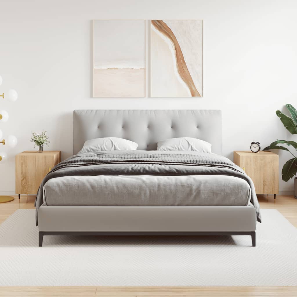vidaXL Noptiere, 2 buc., stejar sonoma, 40x40x50 cm, lemn compozit vidaXL Noptiere, 2 buc., stejar sonoma, 40x40x50 cm, lemn compozit