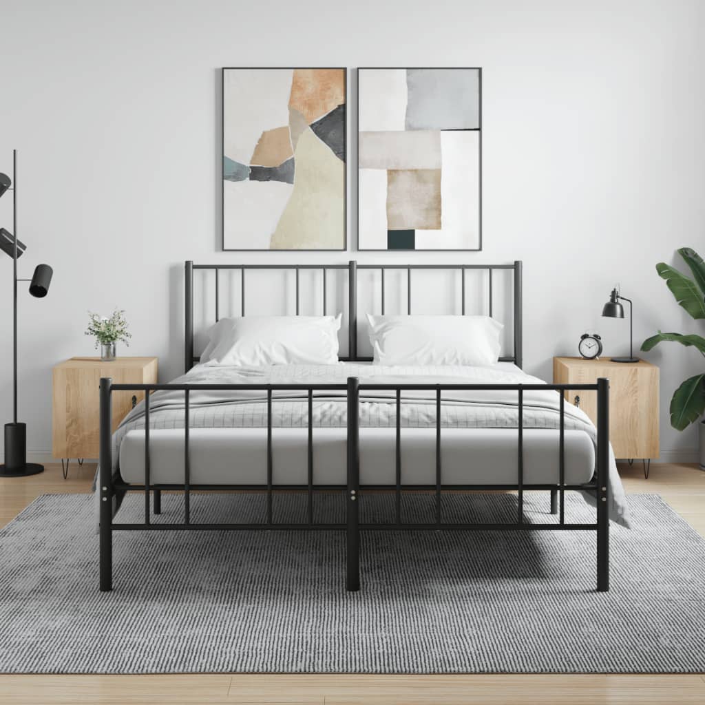 vidaXL Noptiere, 2 buc., stejar sonoma, 40x40x50 cm, lemn compozit vidaXL Noptiere, 2 buc., stejar sonoma, 40x40x50 cm, lemn compozit