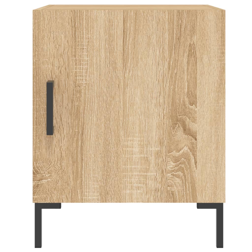 vidaXL Noptiere, 2 buc., stejar sonoma, 40x40x50 cm, lemn compozit vidaXL Noptiere, 2 buc., stejar sonoma, 40x40x50 cm, lemn compozit