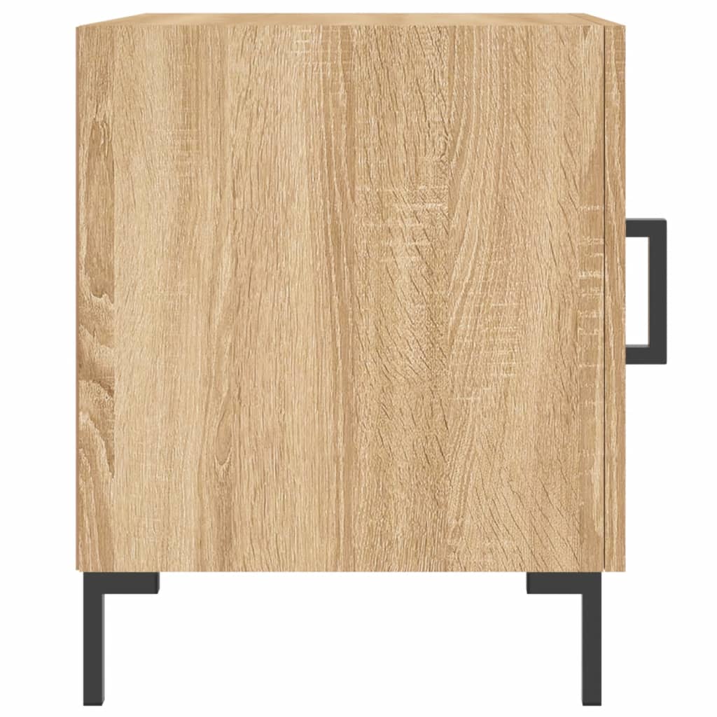 vidaXL Noptiere, 2 buc., stejar sonoma, 40x40x50 cm, lemn compozit vidaXL Noptiere, 2 buc., stejar sonoma, 40x40x50 cm, lemn compozit