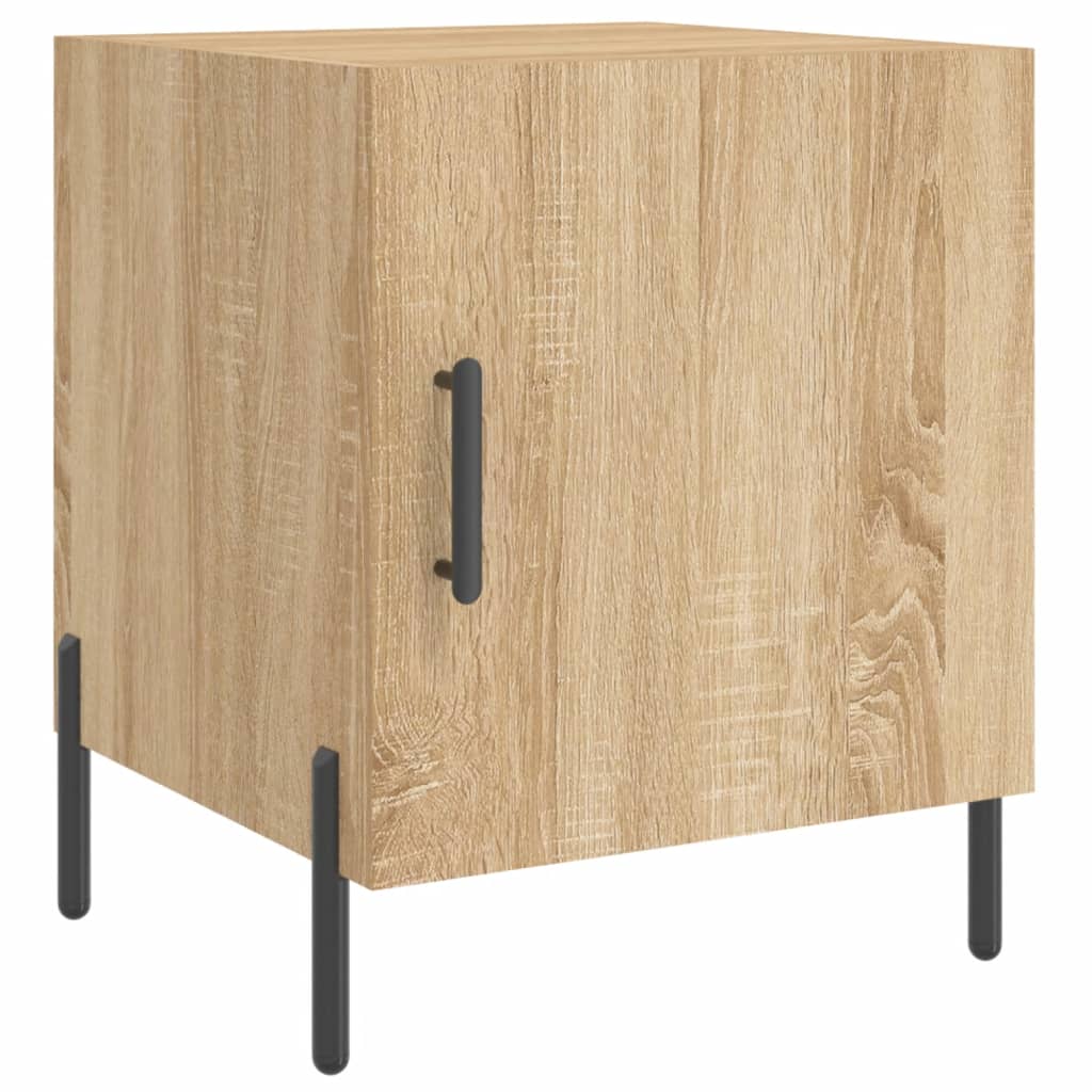 vidaXL Noptiere, 2 buc., stejar sonoma, 40x40x50 cm, lemn compozit vidaXL Noptiere, 2 buc., stejar sonoma, 40x40x50 cm, lemn compozit