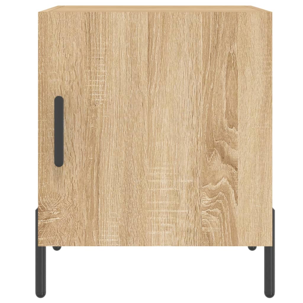 vidaXL Noptiere, 2 buc., stejar sonoma, 40x40x50 cm, lemn compozit vidaXL Noptiere, 2 buc., stejar sonoma, 40x40x50 cm, lemn compozit