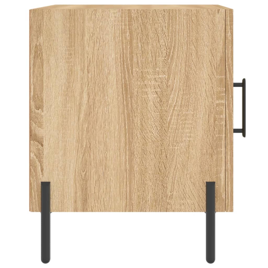 vidaXL Noptiere, 2 buc., stejar sonoma, 40x40x50 cm, lemn compozit vidaXL Noptiere, 2 buc., stejar sonoma, 40x40x50 cm, lemn compozit