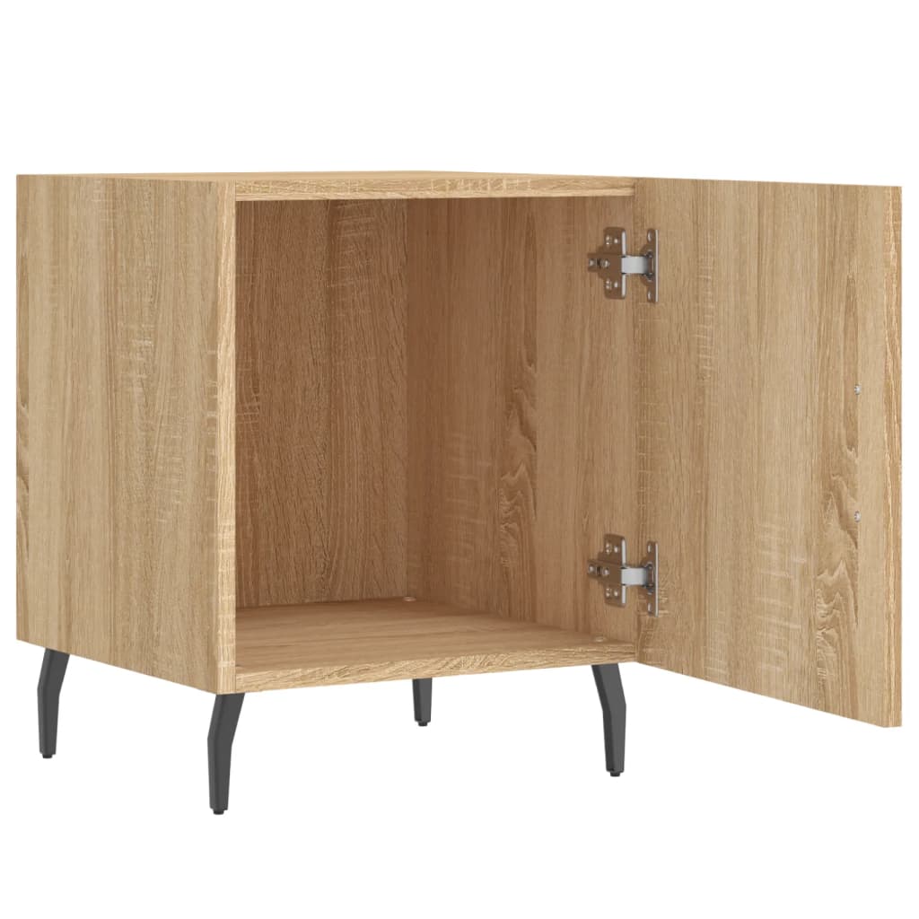 vidaXL Noptiere, 2 buc., stejar sonoma, 40x40x50 cm, lemn compozit vidaXL Noptiere, 2 buc., stejar sonoma, 40x40x50 cm, lemn compozit