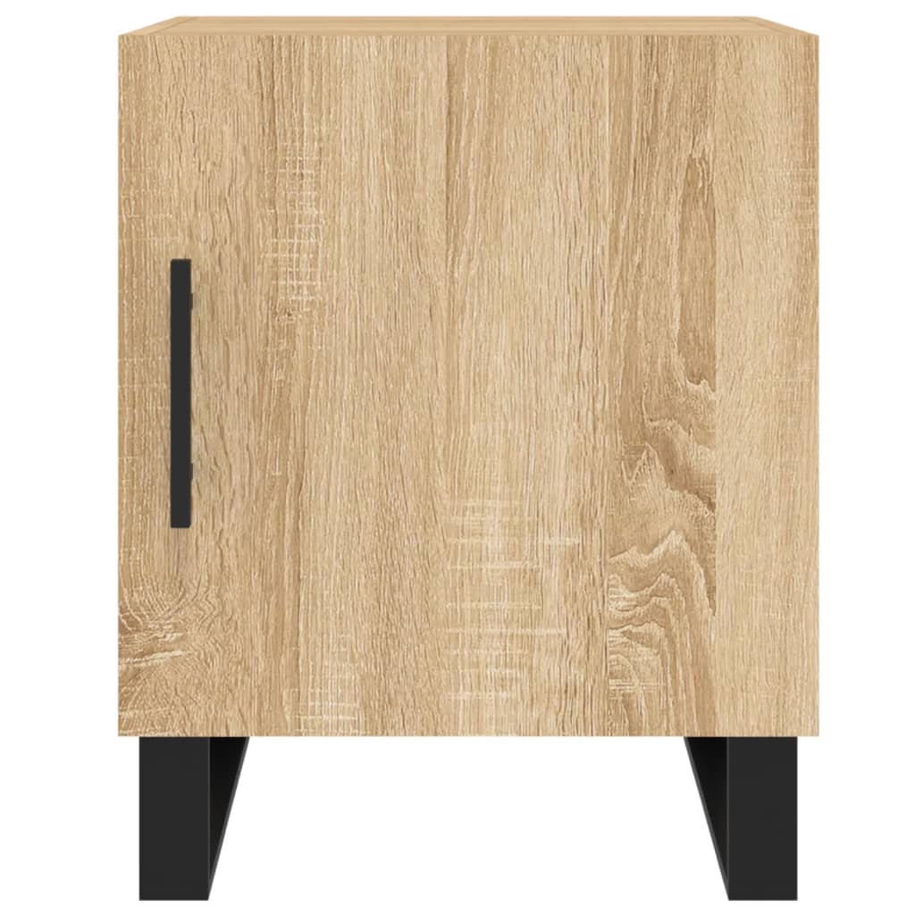 vidaXL Noptiere, 2 buc., stejar sonoma, 40x40x50 cm, lemn compozit vidaXL Noptiere, 2 buc., stejar sonoma, 40x40x50 cm, lemn compozit