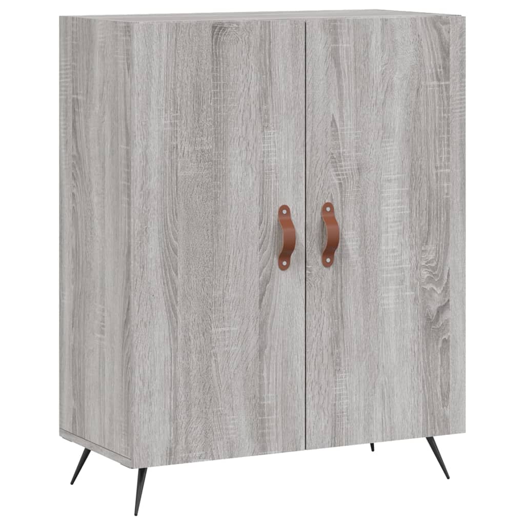 vidaXL Dulap, gri sonoma, 69,5x34x90 cm, lemn compozit
